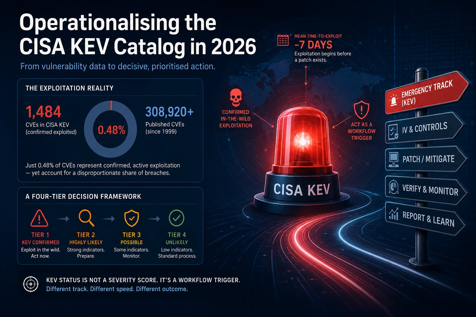 How Security Teams Should Operationalise the CISA KEV Catalog in 2026 | HackerStorm